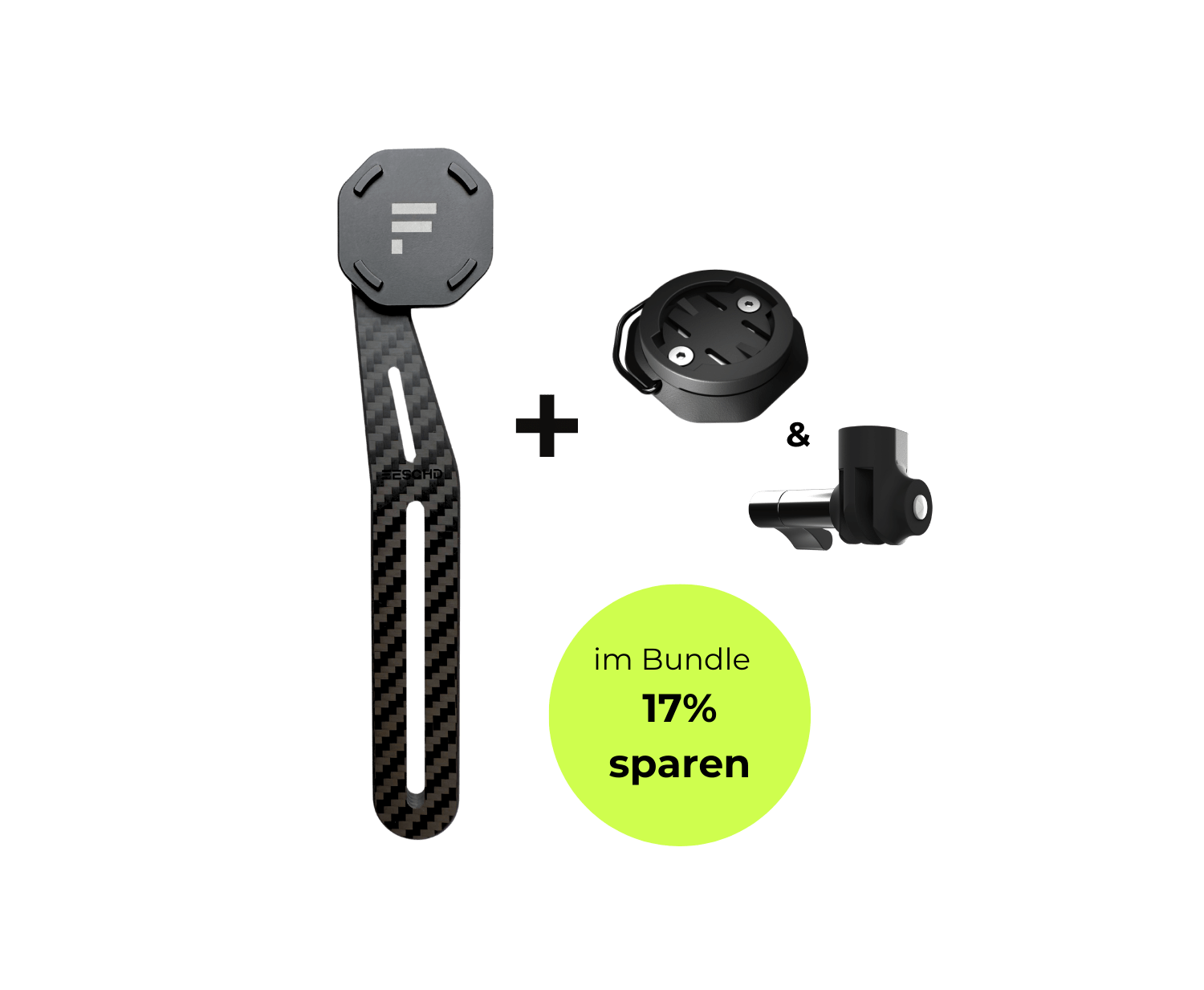 Aero Mount FESCHD Aero Mount + Adapter Pack (Adapter Radcomputer + GoPro Mount Aero)