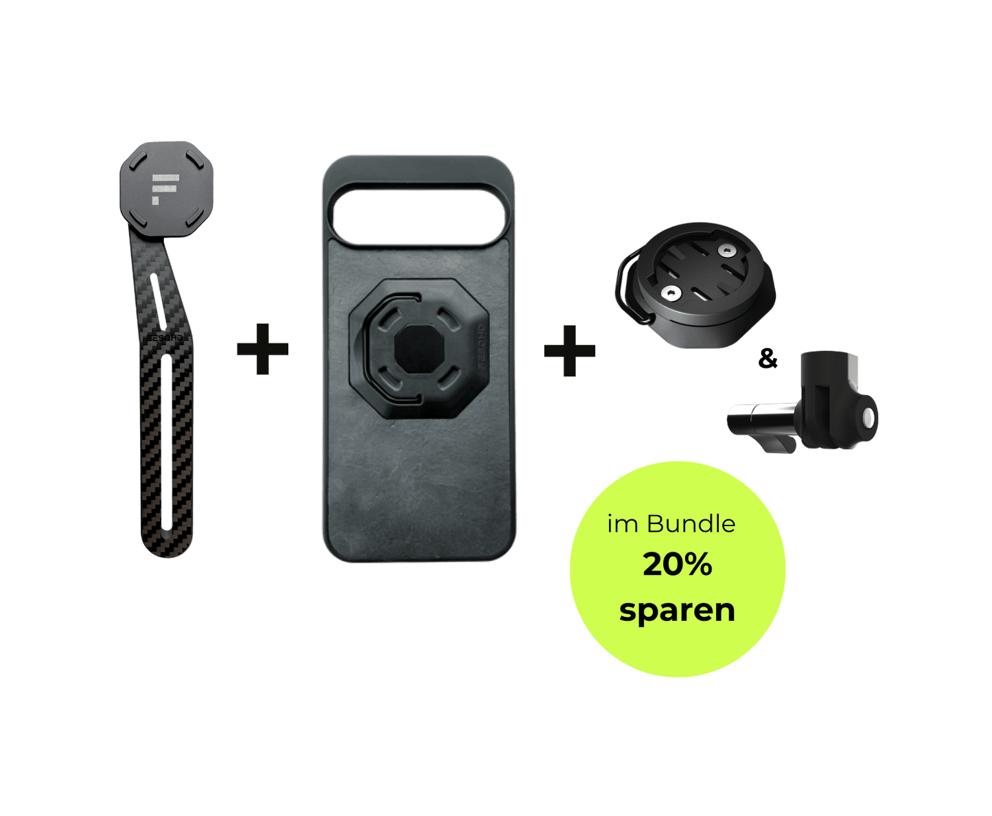 Pixel Bundle Aero FESCHD Pixel 9 XL Pixel Bundle Aero + Zubehör Pack (GoPro Mount Aero + Adapter Radcomputer)